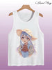 Blue Hues Men's Anime Vest - 0