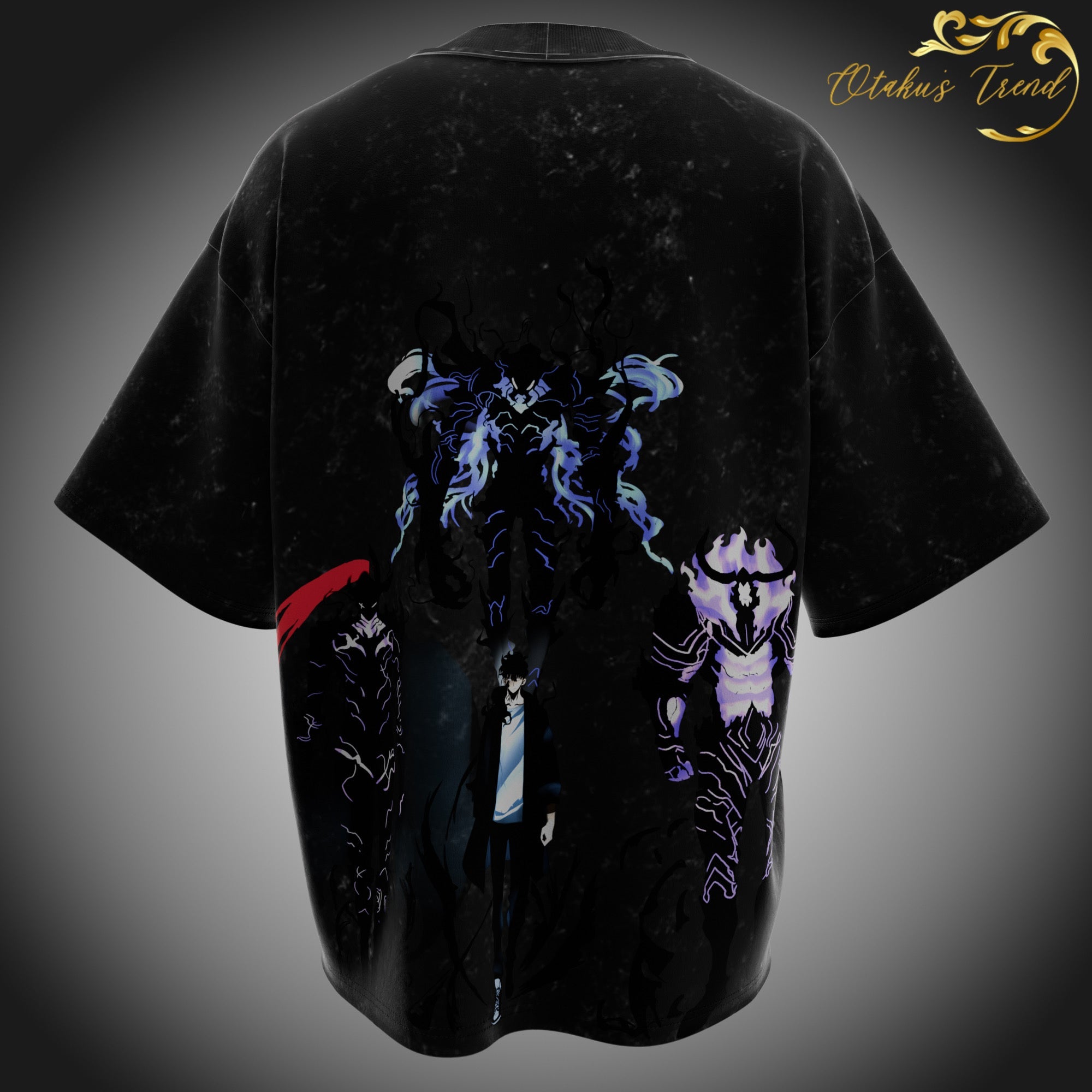 S.L Acid Washed Tee AnimeOryx  Acid Washed T-Shirt  AnimeOryx