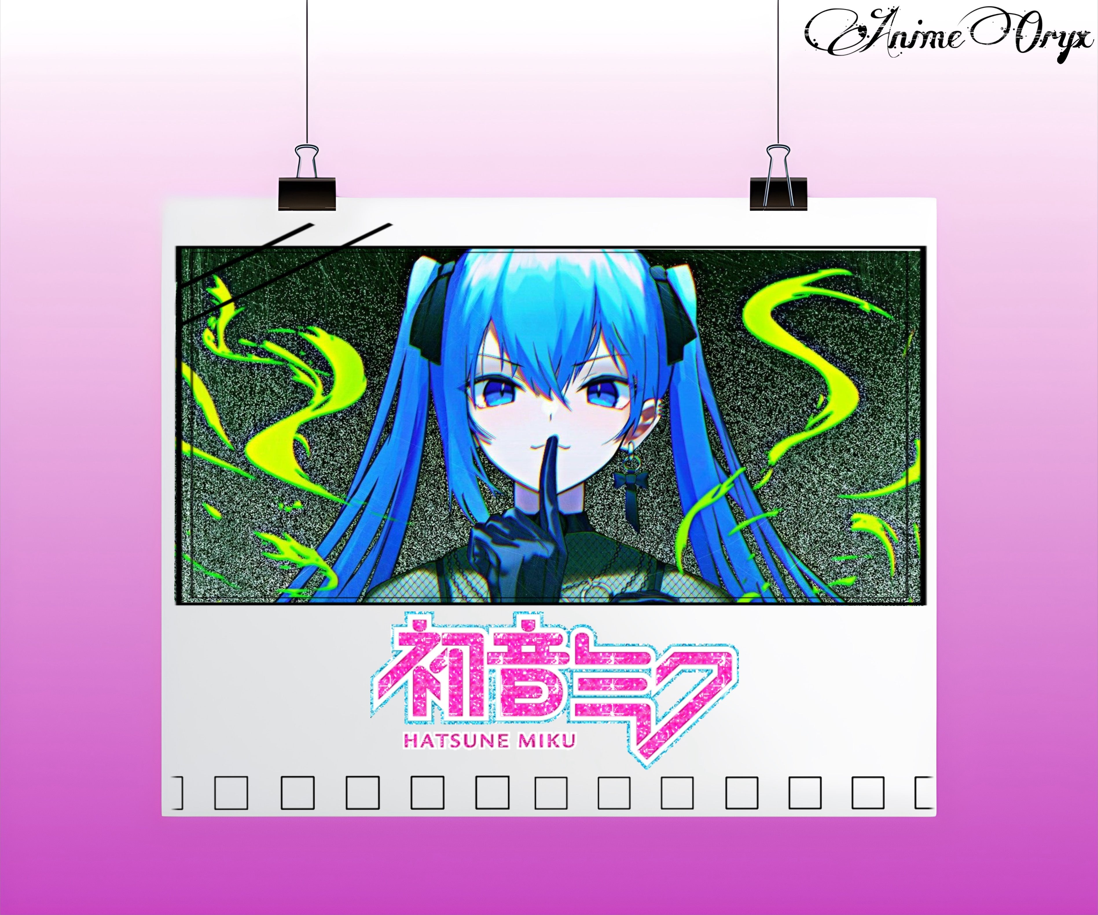 Hatsune Miku Banner (A3 Sized) - 0