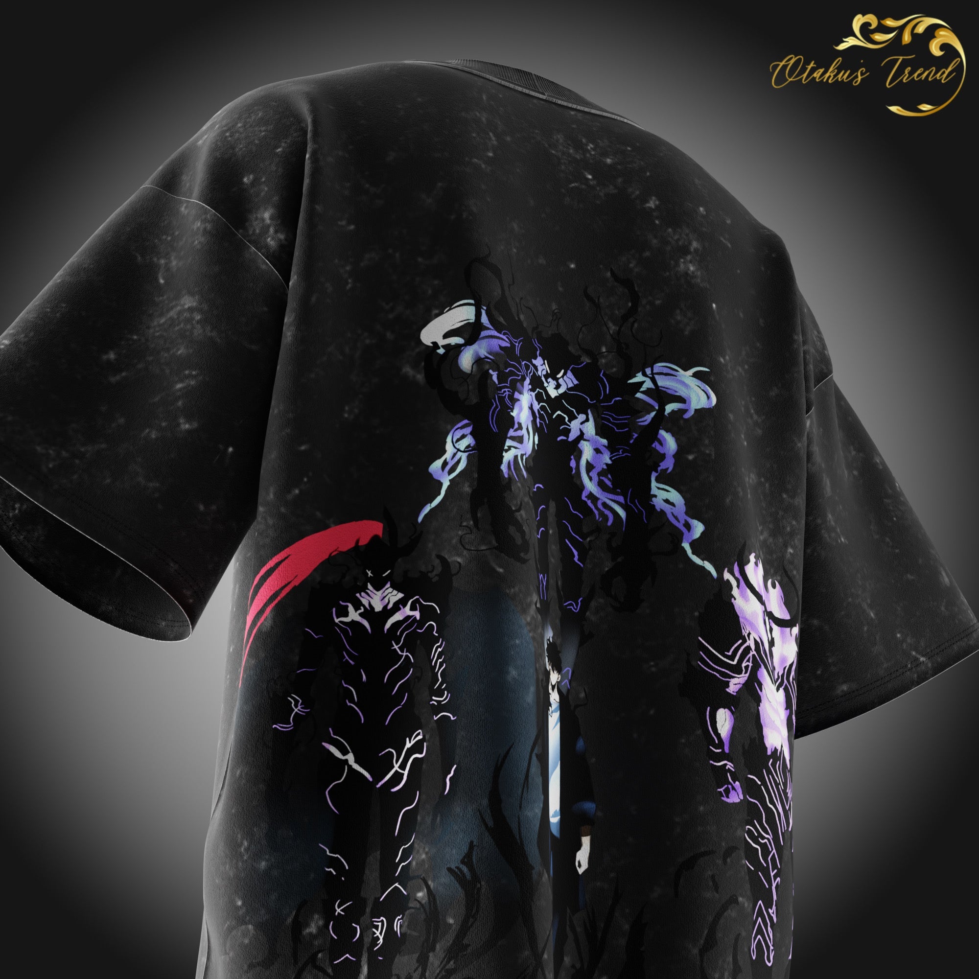 S.L Acid Washed Tee AnimeOryx  Acid Washed T-Shirt  AnimeOryx