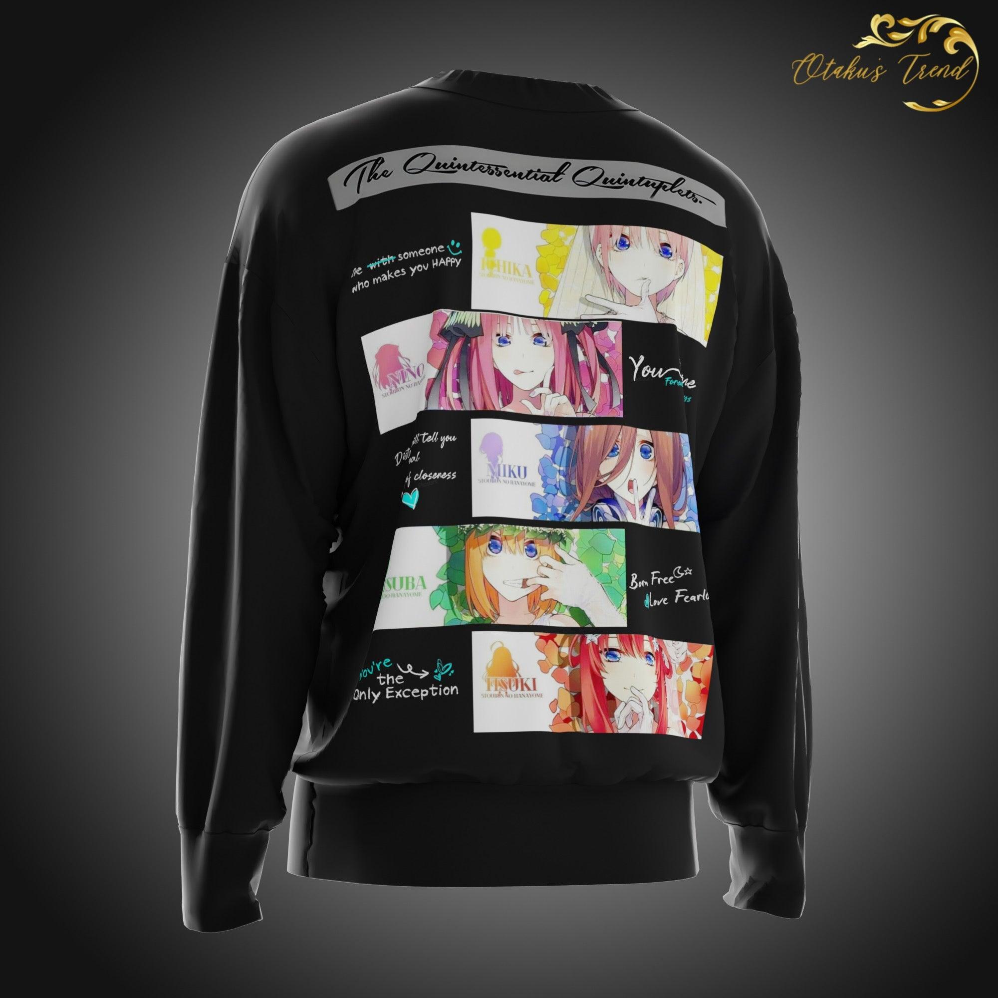 The Quintessential Quintuplets Merch AnimeOryx  Sweatshirt  AnimeOryx