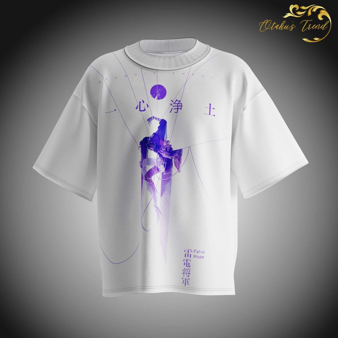 Raiden Shogun Merch AnimeOryx  T-Shirt  AnimeOryx