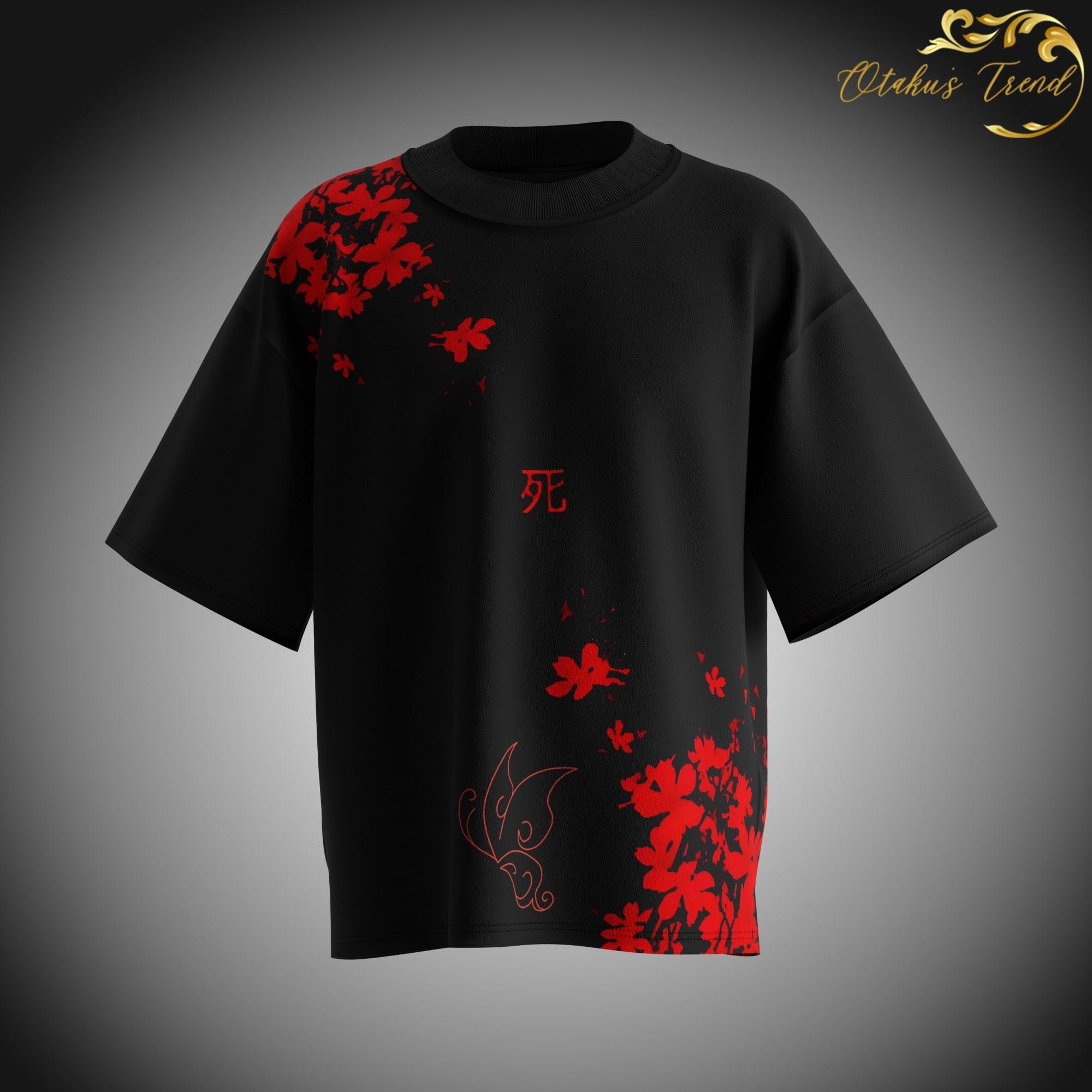 Hu Tao Oversized Tee AnimeOryx  T-Shirt  AnimeOryx