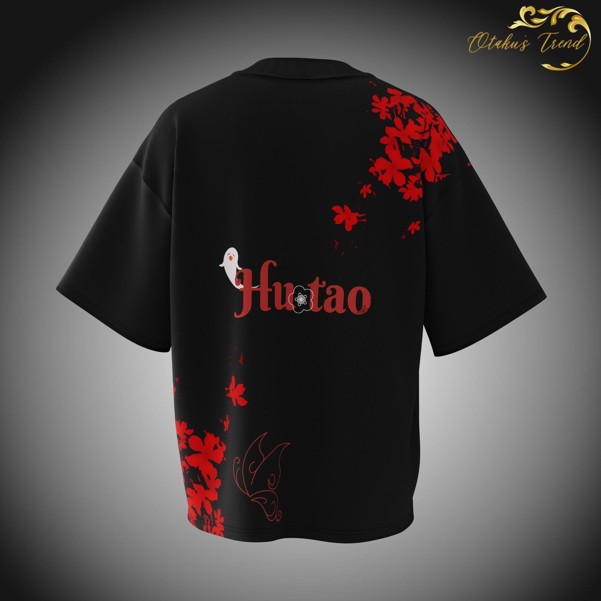 Hu Tao Oversized Tee AnimeOryx  T-Shirt  AnimeOryx