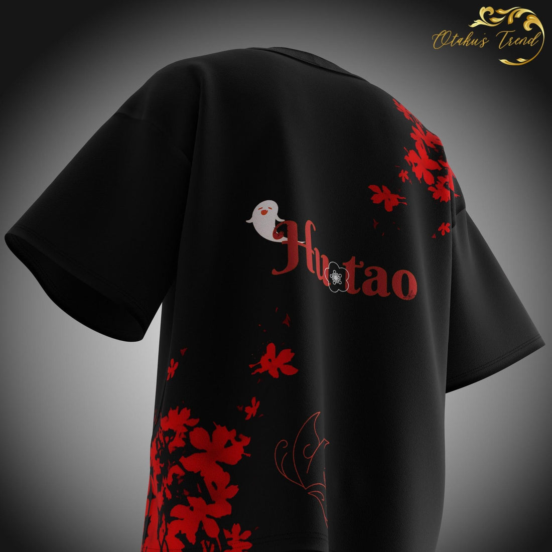 Hu Tao Oversized Tee AnimeOryx  T-Shirt  AnimeOryx