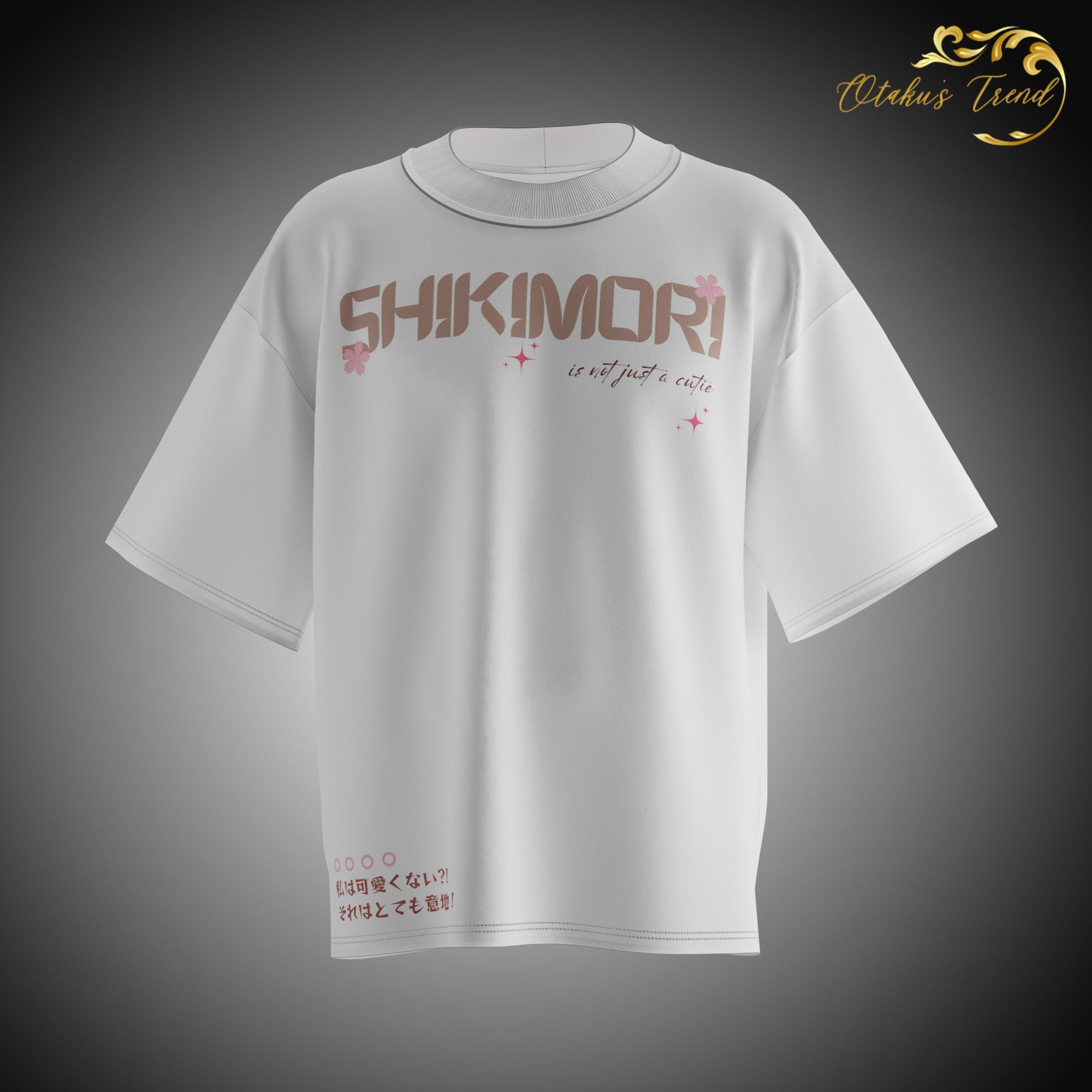 Shikimori Oversized Tee AnimeOryx  T-Shirt  AnimeOryx