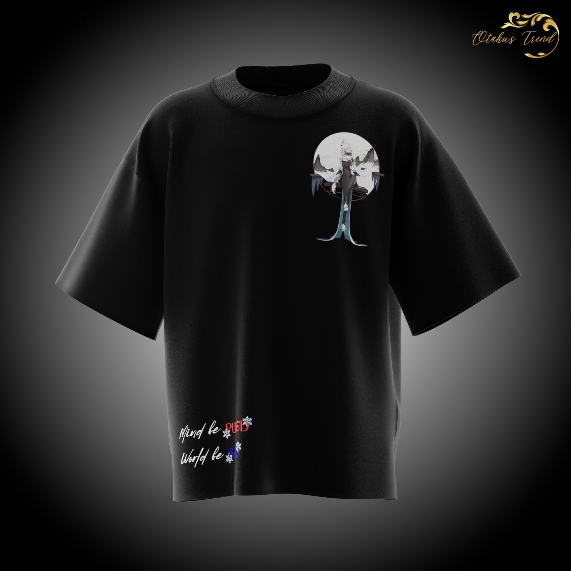 Shenhe Oversized Tee AnimeOryx  T-Shirt  AnimeOryx