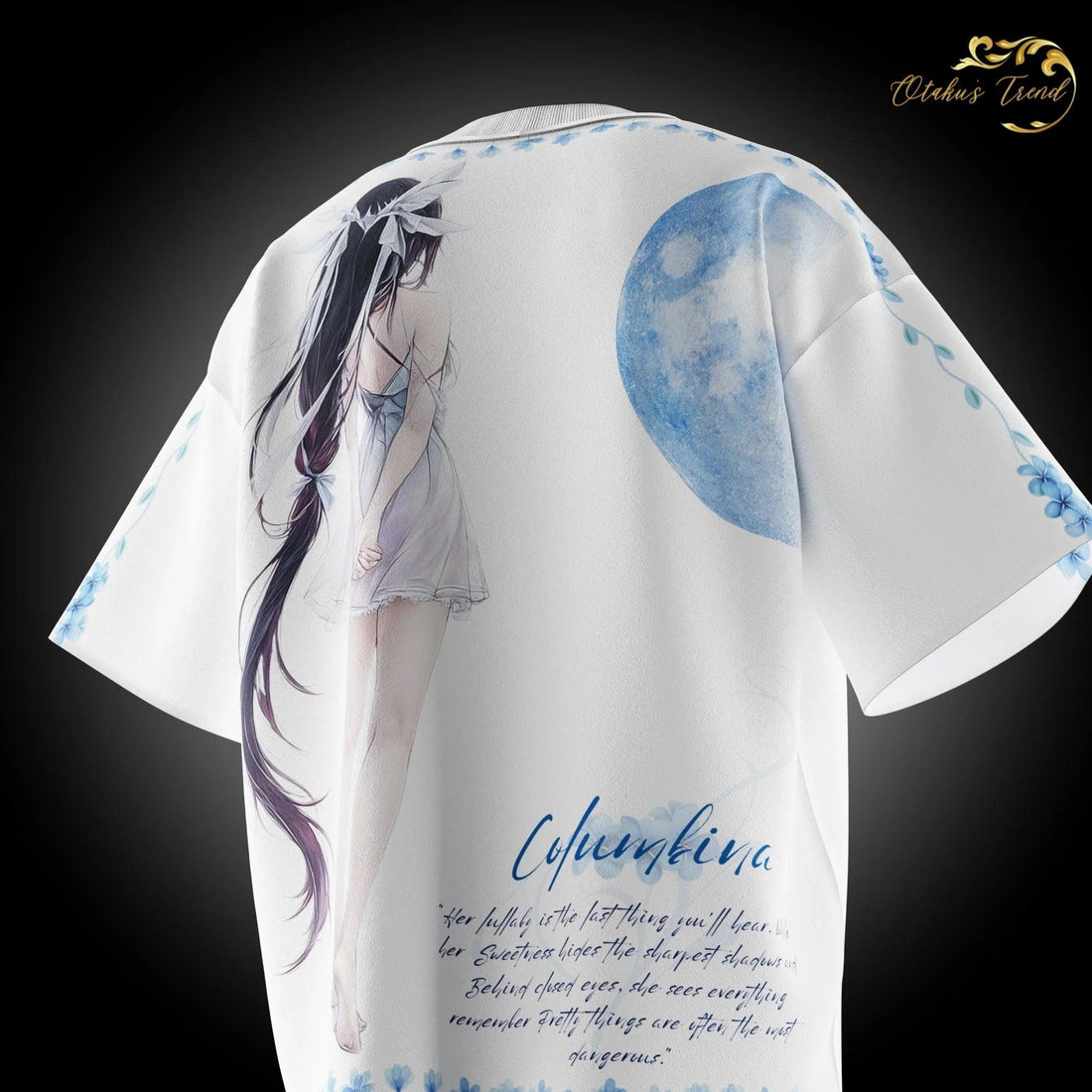 Columbina The Moon Maiden Oversized Tee - AnimeOryx