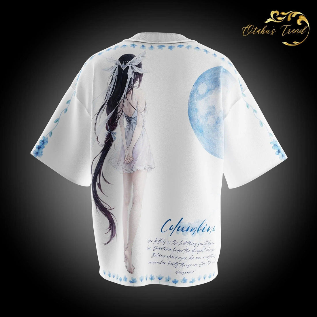 Columbina The Moon Maiden Oversized Tee - AnimeOryx
