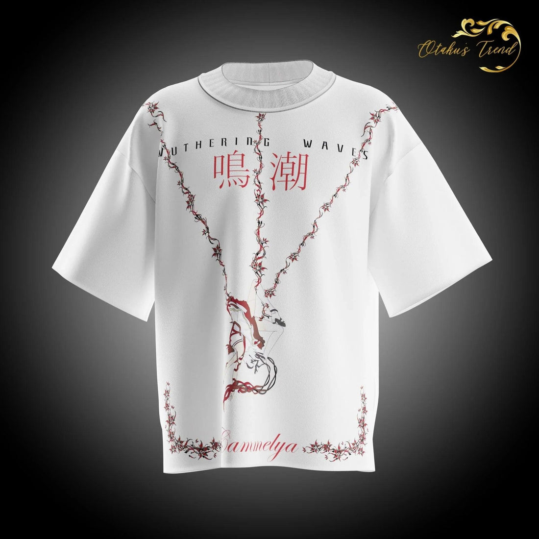 Camellya WUWA Oversized Tee - AnimeOryx