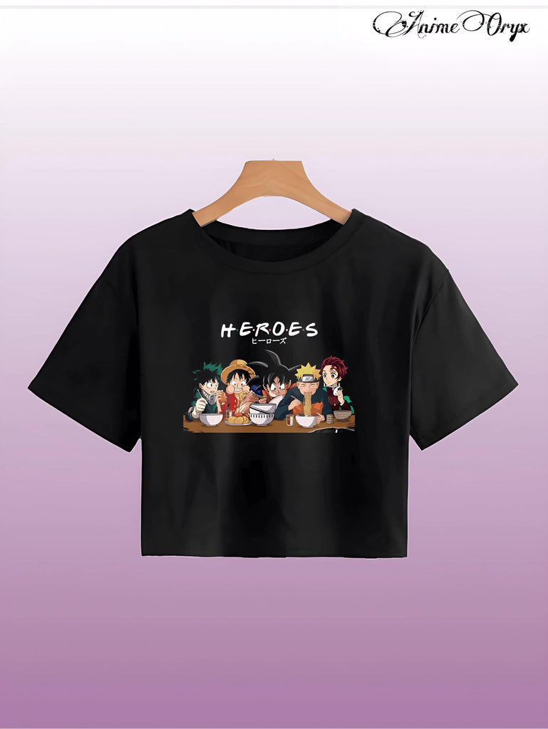 The Cute Anime Girl Crop-Top For Women - The Geek Store