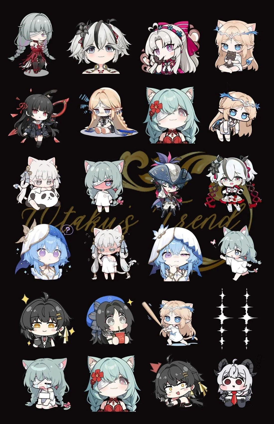 Wuthering Waves Premium Vinyl Decals Stickers - AnimeOryx