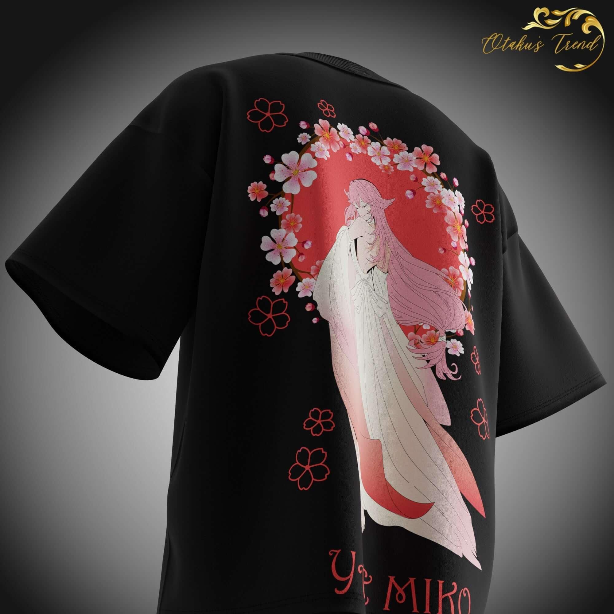 Yae Miko Merch AnimeOryx  T-Shirt  AnimeOryx